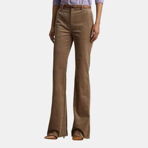 LAUREN RALPH LAUREN HIGH RISE CORDUROY FLARE PANTS NWT SIZE 10